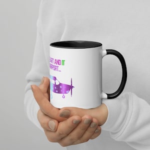 Followed My Heart Cessna Mug Aviator coffee, airline pilot coffee cup, AVGEEK tea mug, aviator pilot, Flight Instructor