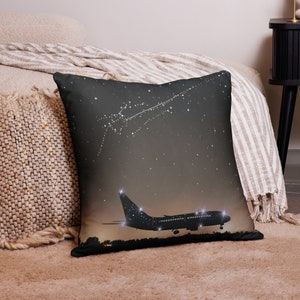 Almohada Plane Dreams / Jet Celestial, Regalo de Aviación