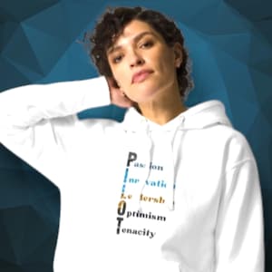 P.I.L.O.T. Unisex Hoodie pilotwear female aviators women in aviation