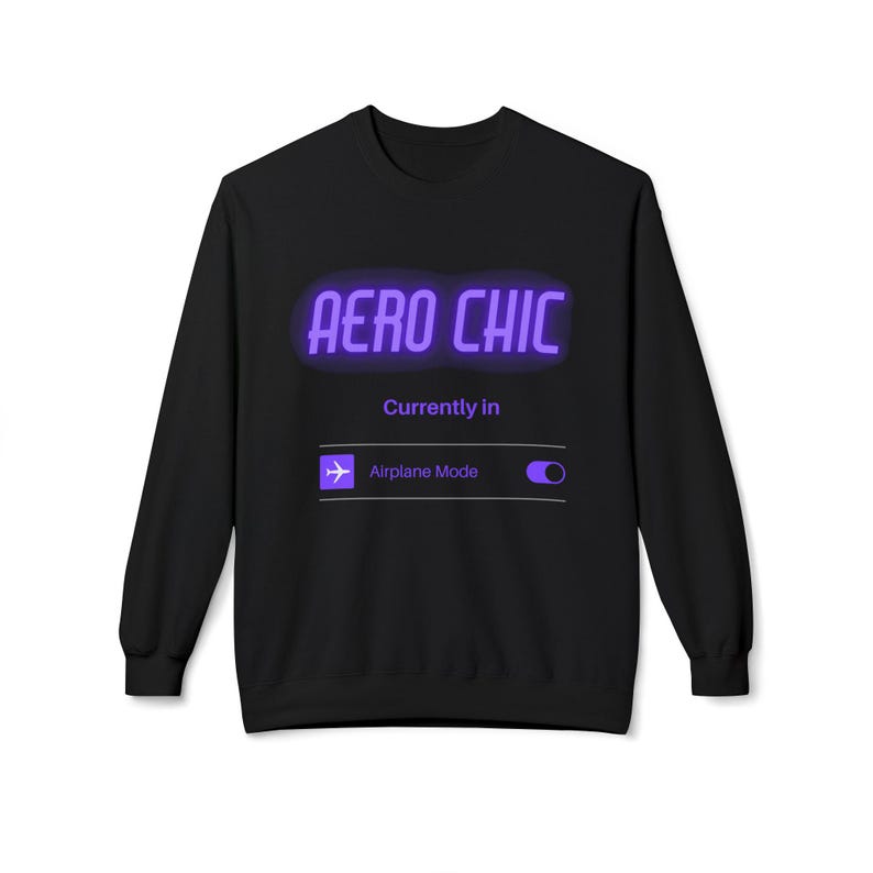 Sudadera Aero Chic con Modo Avión: Regalo para Piloto imagen 3