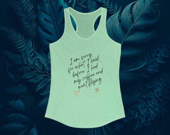 Camiseta sin mangas divertida de piloto con espalda nadadora, regalo de aviadora