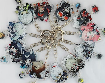 Zenless Zone Zero Chibi Keychain Set 12 Characters + Bangboo