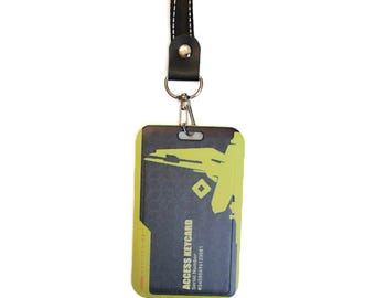 Delta Force Access Keycard Lanyard Hawk Ops ID Card Holder