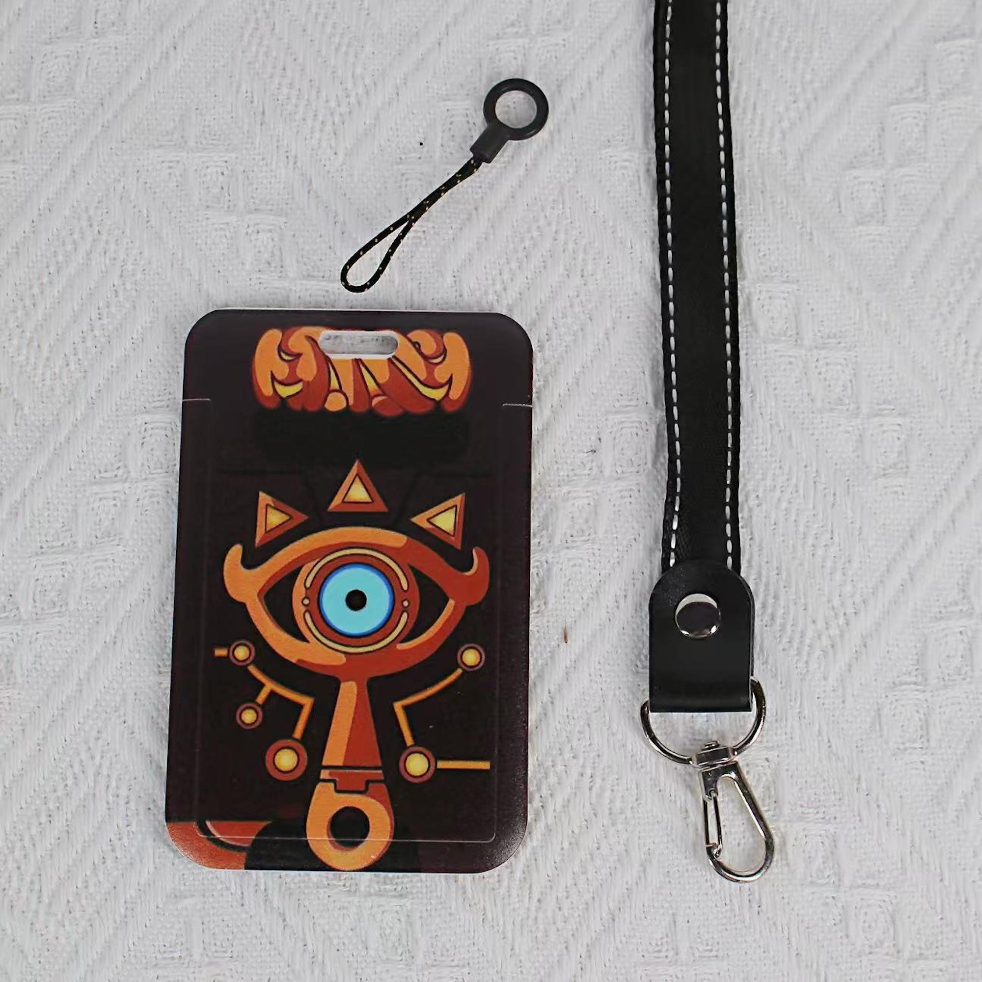 The Legend of Zelda Sheikah Slate Ld Card Holder With Lanyard Card