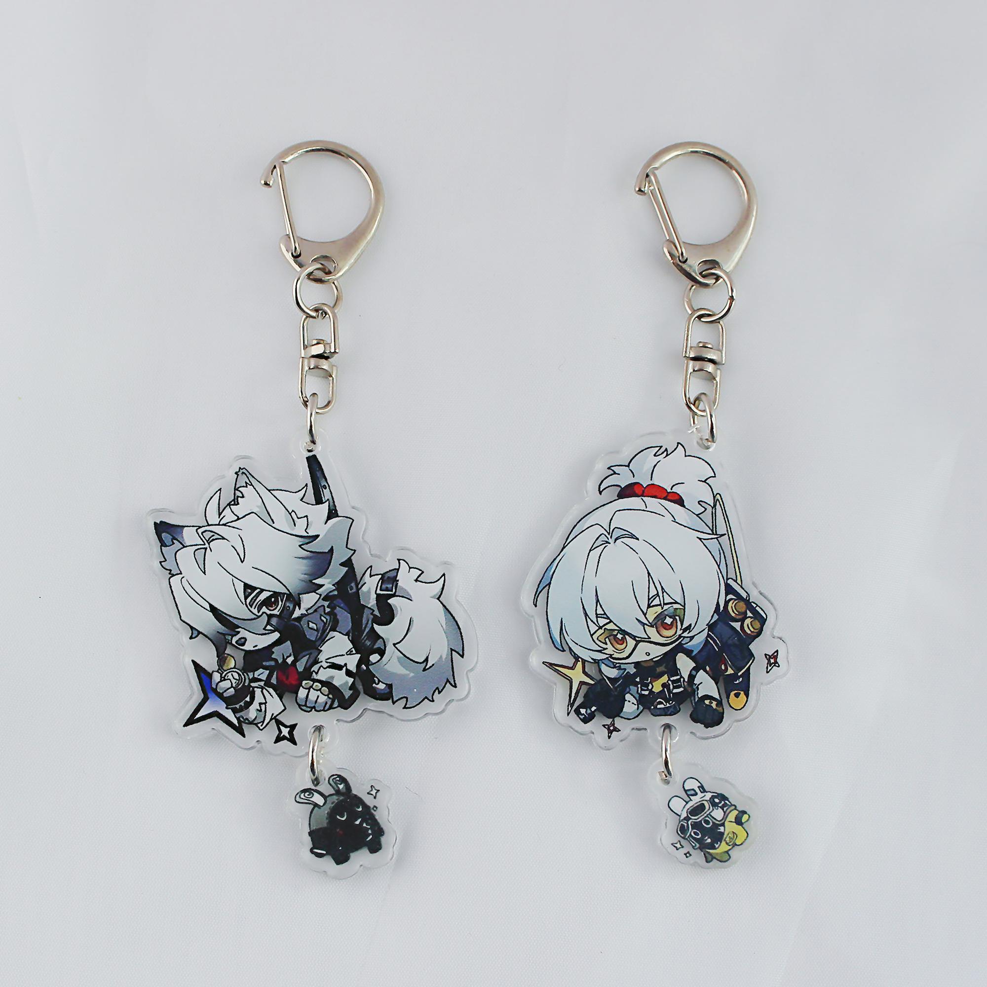 Zenless Zone Zero Chibi Keychain Set 12 Characters + Bangboo