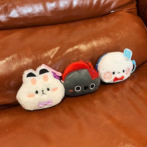 Love and Deepspace Animal Representations Hand made Mini Coin Purse – Xavier/Zayne/Sylus/Caleb Plush Cute & Practical Fan made