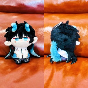 Honkai: Star Rail Imbibitor Lunae, Acheron, Sparkle & More Sitting Plush Keychains, Bag Charm，Fan Made