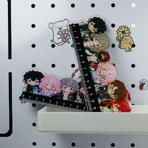 Honkai Star Rail 15cm Ruler Students Gift Back to School HSR Dan Heng Jing Yuan