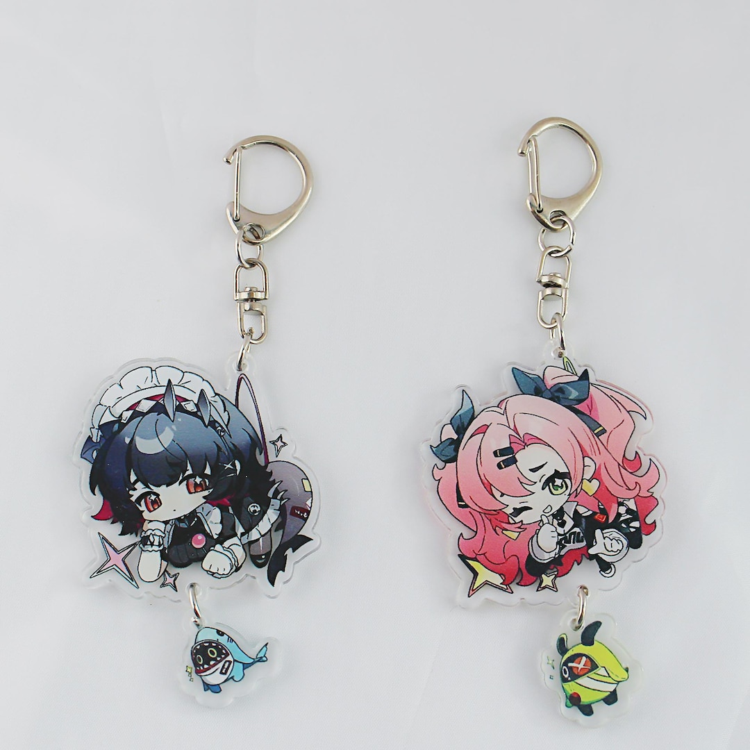 Zenless Zone Zero Chibi Keychain Set 12 Characters + Bangboo