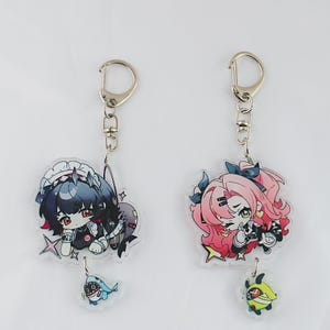 Zenless Zone Zero Chibi Keychain Set 12 Characters + Bangboo Buddies