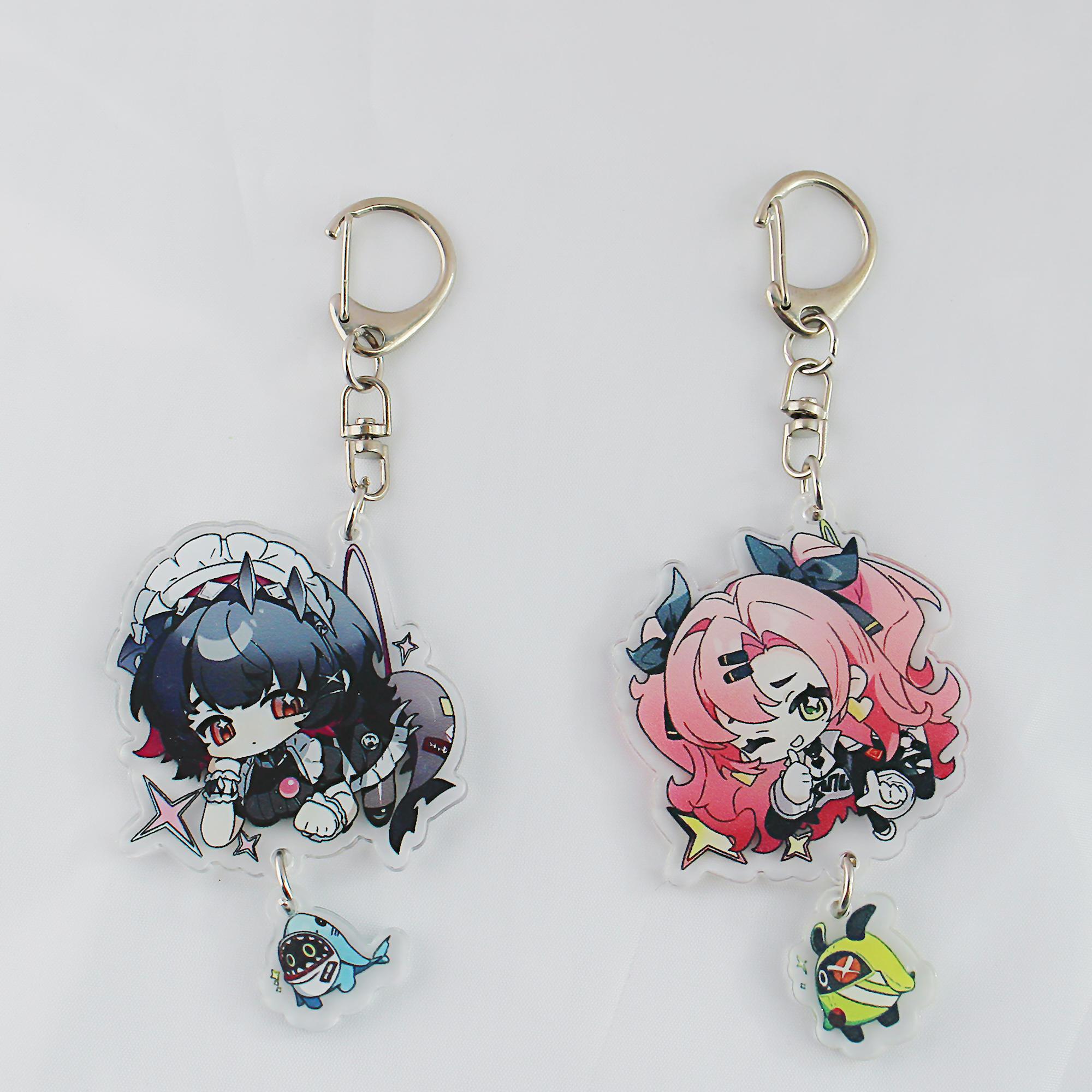 Zenless Zone Zero Chibi Keychain Set 12 Characters + Bangboo