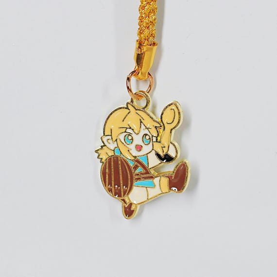 ゼルダの伝説 リンクとゼルダ メタルキーホルダー かわいい 