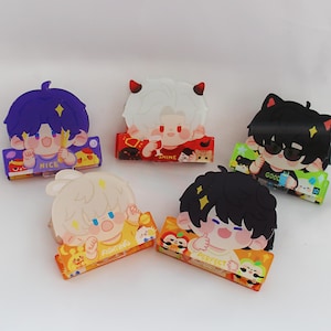 Love and Deepspace acrylic clips Xavier, Zayne, Rafayel, Sylus, Caleb