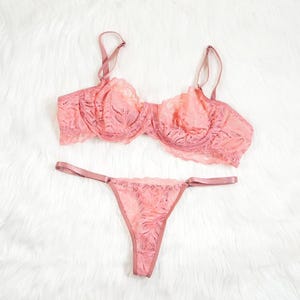 BRALETTE Lingerie/ CARLOTA Set/ Handmade