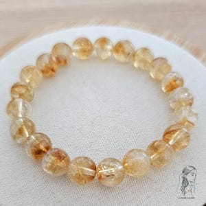 Perles De Citrine Naturelle Non Traitée - Lot De 6, Forme Nugget Lisse, 12-16 Mm, Inde