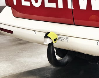 Feuerwehrhelm Anhängerkupplung AHK Abdeckung Deko