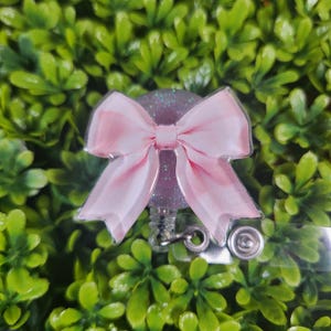 Bow Badge Reel, Cheer Bow, Cute Badge Reel, Nurse badge reel