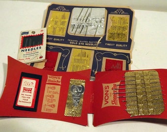 Sewing kits and needles