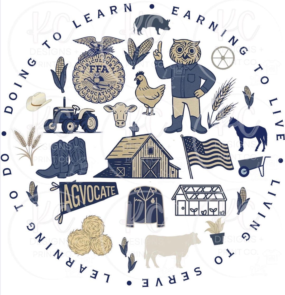 FFA Shirt Design Ffa Student Apparel Agriculture Shirt Png Born to Farm ...