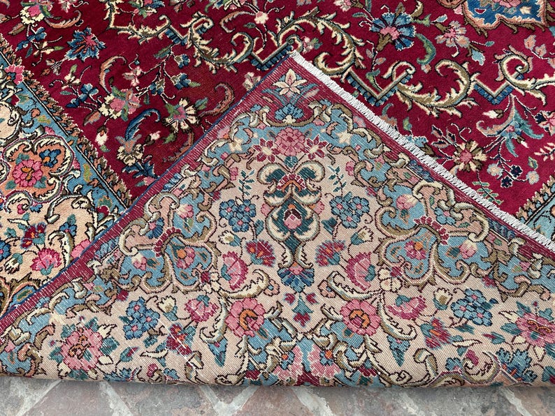 Square 10x10 Feet Vintage Turkish Anatolian Hand-knotted Wool Carpet ...