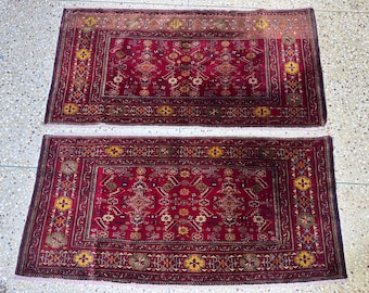 4.8x2.2 Wall Hanging rug Vintage Afghan Handmade Soft Wool Pile Wall decor Jalar Turkmen rug Bukhara Style Wall décor rug Home Décor