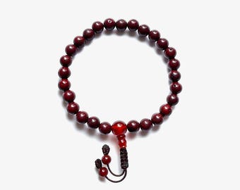 High Grade Brown Lotus Seed Wrist Mala, Buddhist Wrist Mala, Prostration Mala, Taiwanese Lotus Seed, 8MM 27 Beads Wrist Mala, Made In Nepal