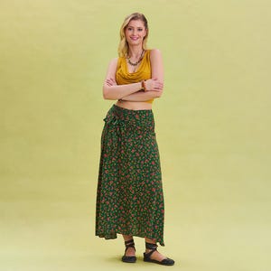 Loose Asymmetric Skirt | Boho Skirt |