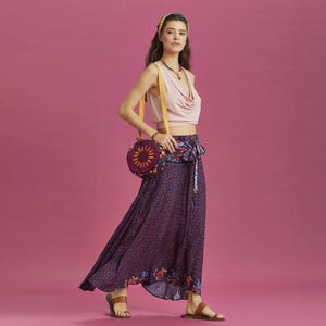 Loose Asymmetric Skirt | Boho Skirt |