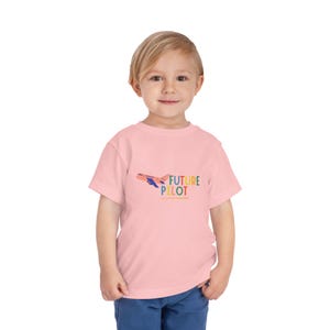 Future Pilot Toddler Tee, Cute Kids Aviation Shirt, Gift for Future Pilots, Birthday Gift, Travel Theme Kids T-Shirt