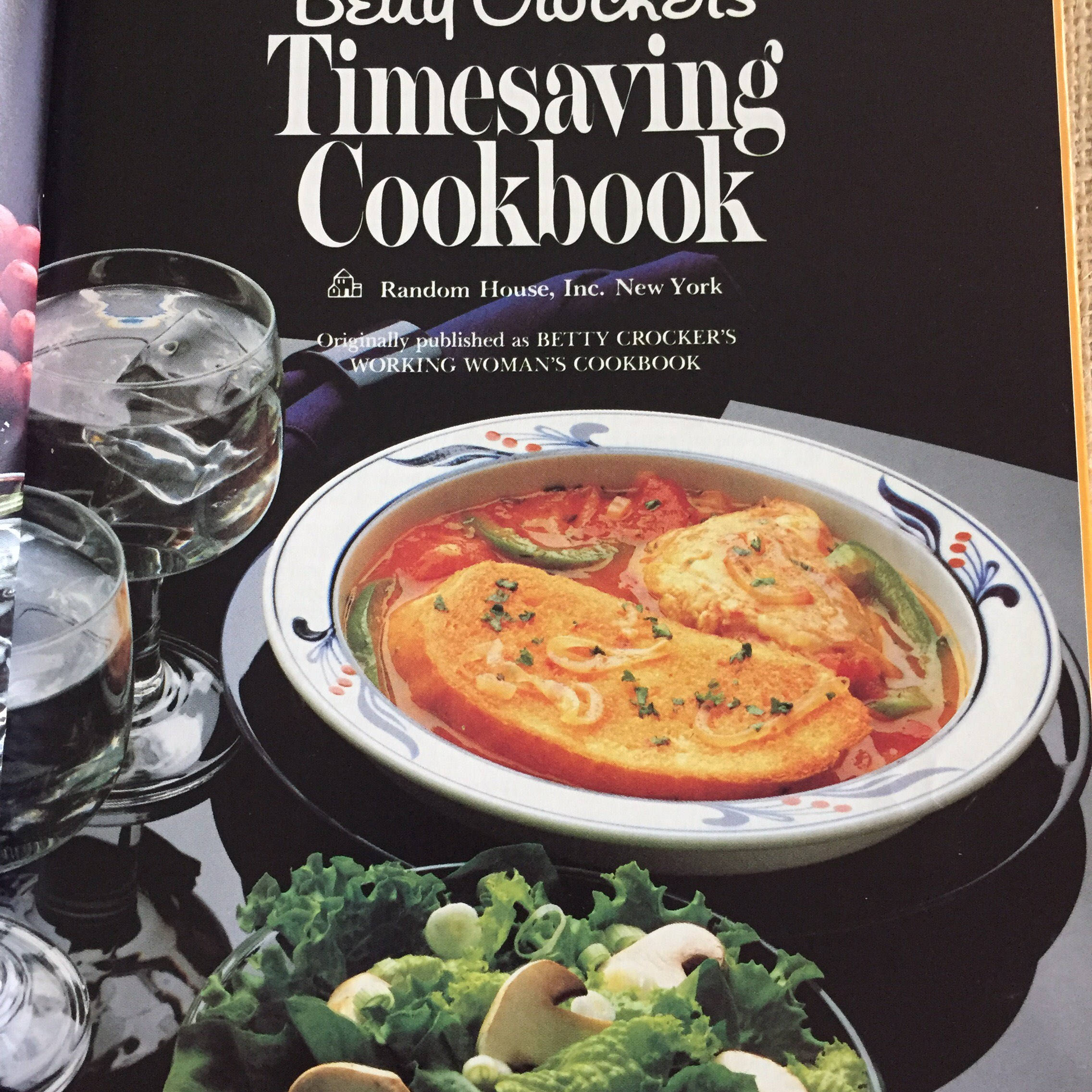 Betty Crocker Cookbook, Time Saving Ideas, Collectible Vintage Cookbook