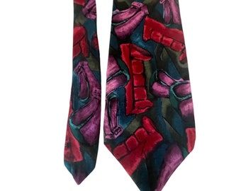 J Garcia Silk Necktie Red Room Collection 6