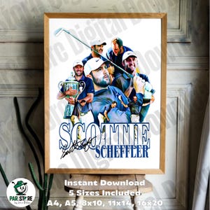 Scottie Scheffler Fan Art