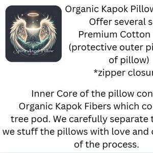 Sustainable Eco-Friendly Pillows | Organic Kapok Pillow Inserts | Organic Bedding Products | Home Decor | Pillowcase & Organic Kapok Pillow