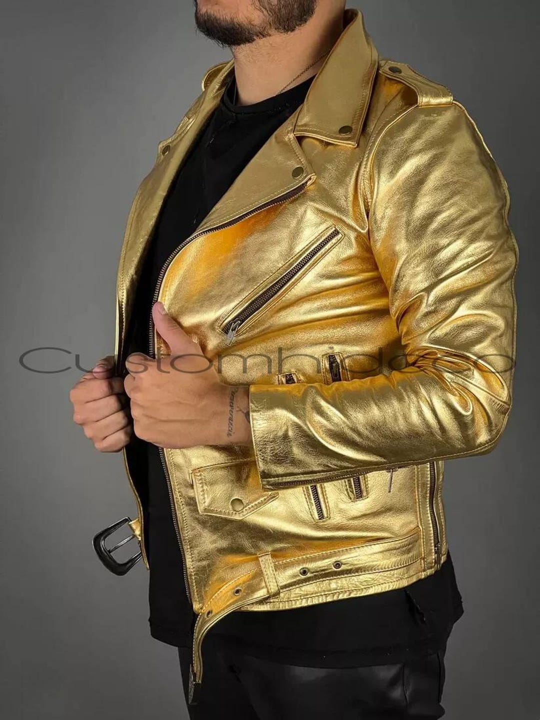 ジャケット・アウター 24karats GOLD GENESIS LEATHER JACKET XL il_1080xN.6826811685_svqb.jpg