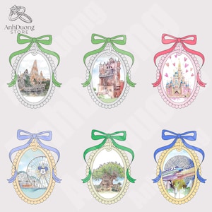 Coquette Bow Castle PNG Bundle, Girl Trip Shirt, Family Vacation 2025, Mouse And Friends,Wild Trip PNG, Magical Mirror Bow, Digital Download