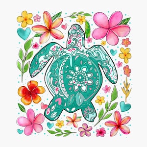 Sea Turtle PNG, Nautical Sublimation Designs, Fisherman Aesthetic Png, Beach Png, Instant DIGITAL Download, Turtle Png, Digital Download