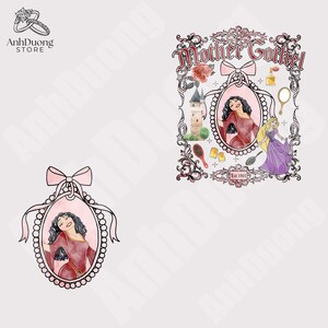 Cartoon Magical Mirror Bow Png, Villain Princess Coquette Png, Family Vacation Png, Watercolor Villain Coquette Bow Png, Family Trip Png