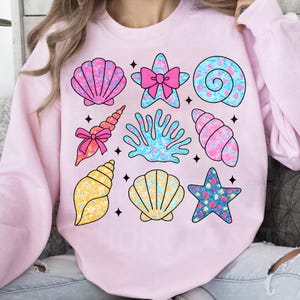 Wildflower Seashell Clam Summer Png, Summer Vibes Png, Floral Summer Png, Summer Beach Png, Wildflower Summer Design, Vacay Mode Png