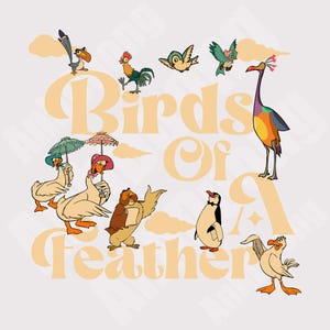 Cartoon vogels png-ontwerp, prinses T-shirt png, cartoon bijpassende T-shirt png, familievakantie, dierenrijk, magische teksten muziekshirt png