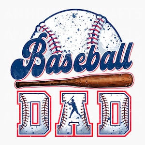 Retro Baseball Dad Png, Papa Shirt Design, Geschenk für Papa, Spieltag Shirt, Sport Papa Png, Vatertag Png, Baseball Png, Papa Leben Png, Png Datei
