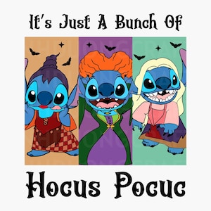 It&#39;s Just a Bunch Of Halloween Png, Blue Character Witches Png, Witch Sisters Png, Halloween Sisters Png, Trick Or Treat Png, Spooky Vibes