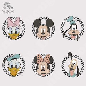Mouse e amici a scacchi Png Bundle, Mouse retrò e amici a scacchi Png, Vacanze in famiglia Png, Regno magico, Modalità vacanza Png