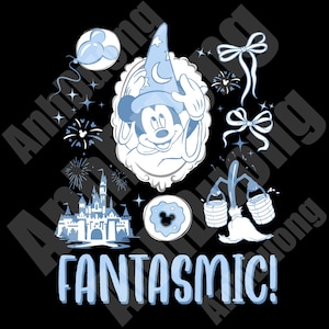 Cartoon Sorcerer Character Png, Fantasmic Mouse Magic Wizard Png, Hollywood Magic Castle Balloon Firework Png, Birthday Gift Kids Toddler
