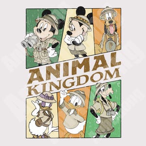 Mouse And Friends Animal Kingdom PNG, Animal Kingdom Png, Family Vacation Png, Magical Kingdom Png, Family Vacation Shirt, Vacay Mode Png