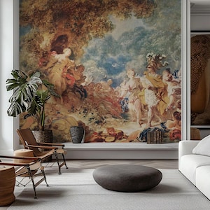 Renaissance Wallpaper, Historical Mural, Art Wallpaper, Antique  Wallpaper, Bohemian Wallpaper, Historical Themed Wallpaper
