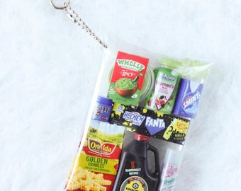Mini Brands Gacha Pouch Charm | Kawaii Tote Bag Accessory