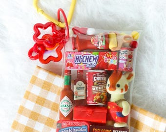 Calico Critters Gacha Pouch Charm | Handmade Kawaii Keychain