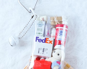 Calico Critters Gacha Pouch Charm | Handmade Kawaii Keychain