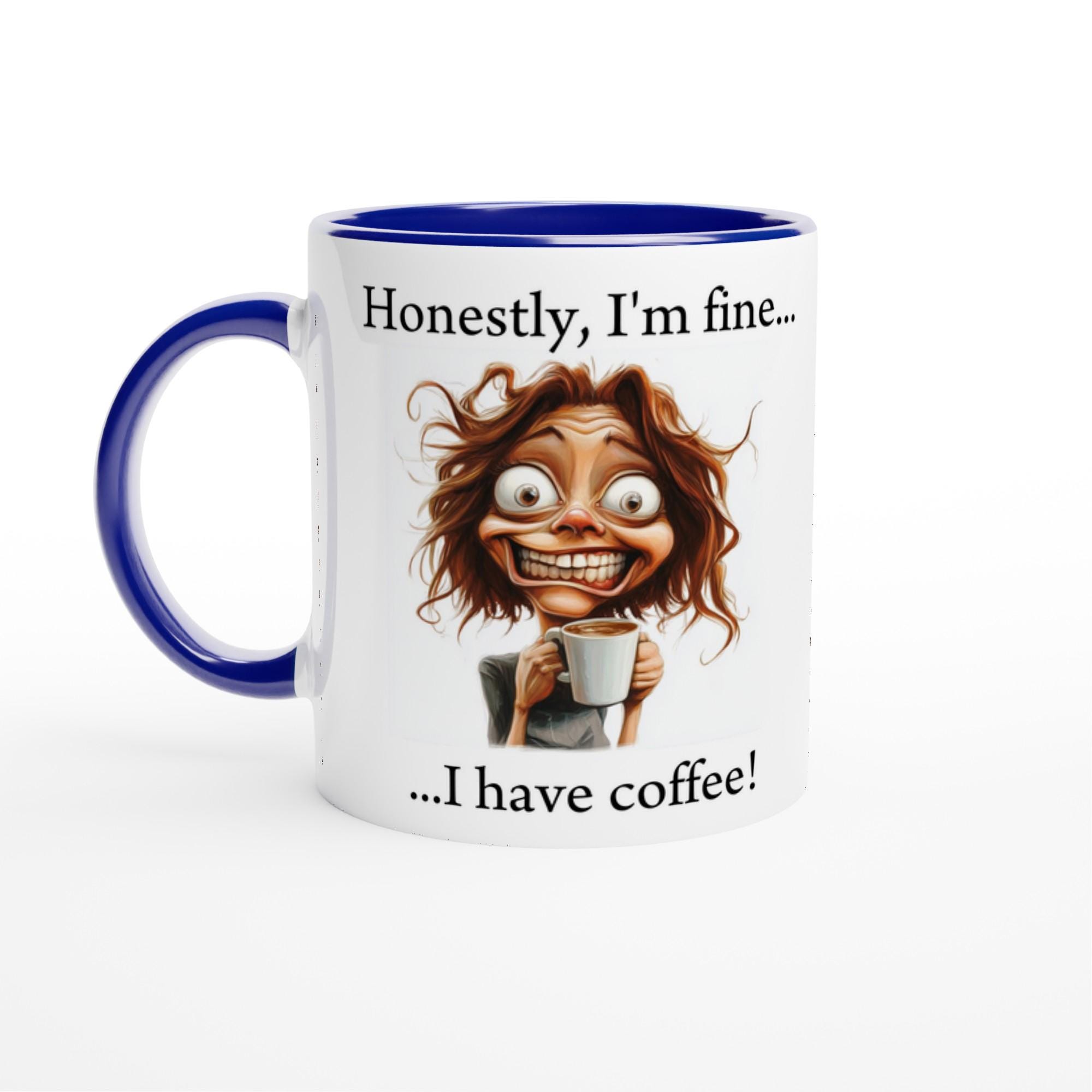 Stressed Woman Coffee Mug | Funny Gift for Exhausted Moms & Friends |  Stress Relief Office Humor