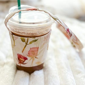 Floral Print Coffee and drink carrier